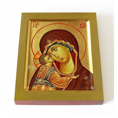Игоревская икона Божией Матери, печать на доске 13*16,5 см