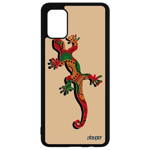 фото Защитный чехол на телефон // galaxy a51 // "саламандра" василиск змей, utaupia, цветной