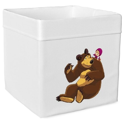 фото Ящик текстильный для игрушек маша и медведь 6 волли толли