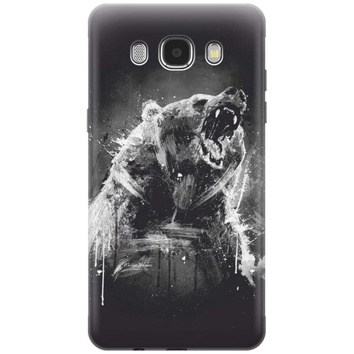 фото Силиконовый чехол на samsung galaxy j5 (2016) / самсунг джей 5 2016 с принтом "разъяренный медведь" gosso