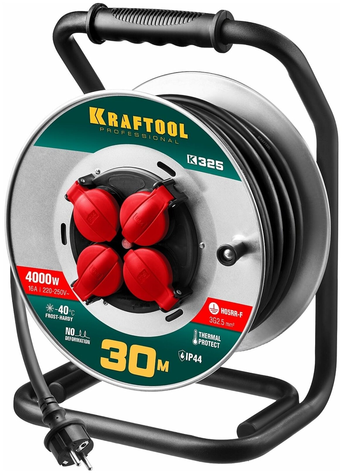 Удлинитель на катушке KRAFTOOL K-325 (55086-30)