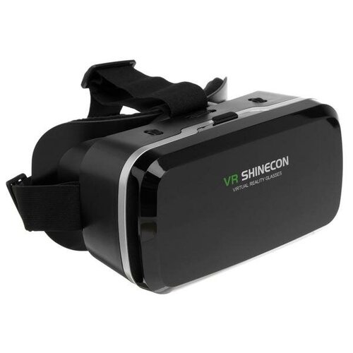 Очки виртуальной реальности VR Shinecon G04A для смартфонов 3.5-6, регулировка линз, чёрные 5864200