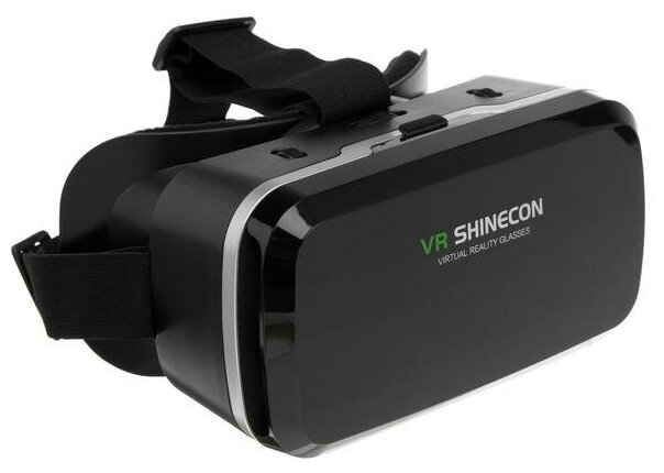 Очки виртуальной реальности VR Shinecon G04A для смартфонов 3.5-6", регулировка линз, чёрные 5864200