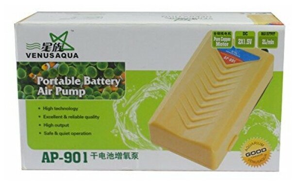 фото Vladox Компреcсор на батарейках Vladox AP-901 2л/м DC2*1.5W