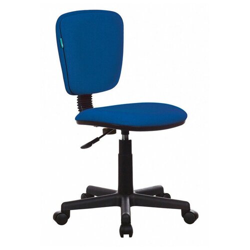 фото Детское компьютерное кресло бюрократ бюрократ ch-204nx, обивка: текстиль, цвет: ткань 26-21 (синяя)