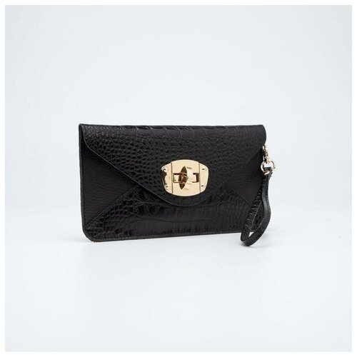 фото Кошелёк женский, отдел на застёжке, цвет чёрный нет бренда