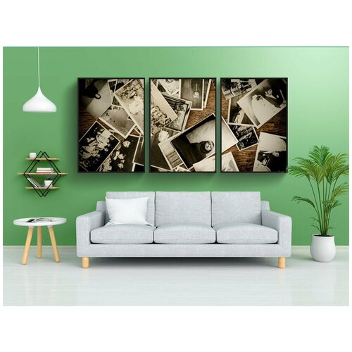 фото Набор модулных постеров для интерьера "фотография, фотограф, старый" 60x90 см. в тубусе, без рамки lotsprints