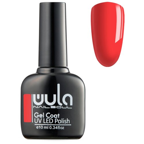 WULA гель-лак для ногтей Gel Coat, 10 мл, 42 г, 448 холодный красный