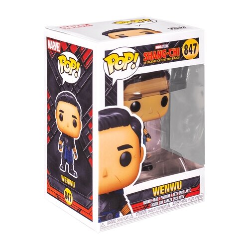 фигурка funko pop bobble marvel shang chi wenwu in white outfit exc 54612 9 5 см Фигурка Funko Bobble Marvel Shang-Chi Wenwu 52880, 9.5 см