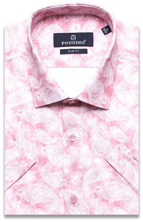 Рубашка POGGINO, размер (54)2XL, розовый
