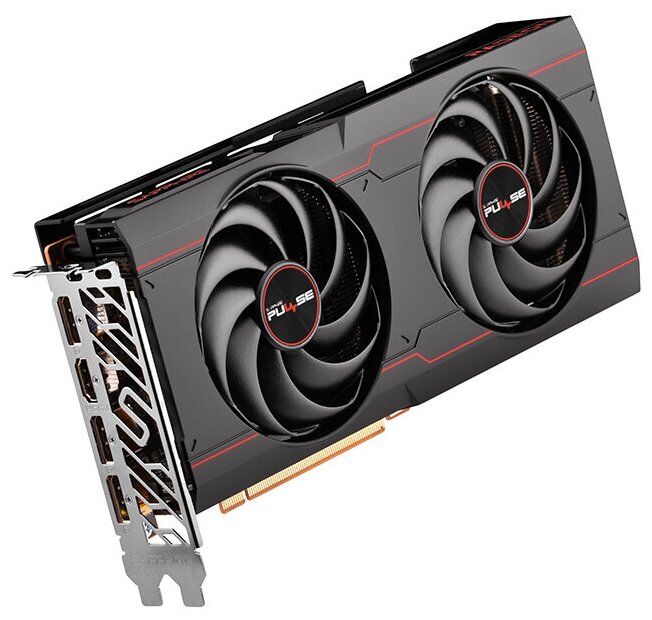 Видеокарта Sapphire Nitro+ Radeon RX 6600 XT Pulse Gaming OC 1968MHz PCI-E 4.0 8192Mb 14000MHz 128 bit 3xDP HDMI 11309-03-20G