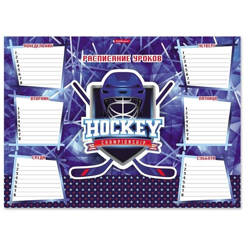 Расписание уроков Hockey, А3