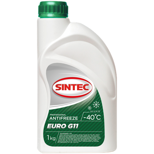 Антифриз SINTEC G11 EURO зел 1 кг