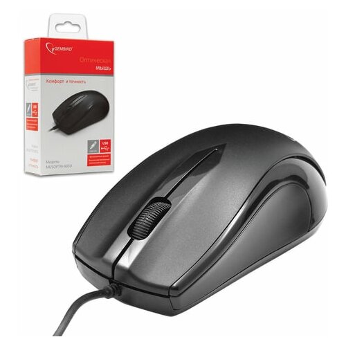 Мышь проводная GEMBIRD MUSOPTI9-905U USB 2 кнопки 1 колесо-кнопка оптическая 2 шт 113400₽