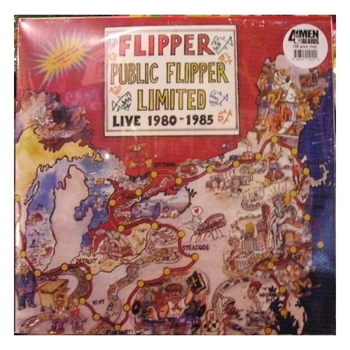 Виниловые пластинки, 4 MEN WITH BEARDS, FLIPPER - PUBLIC FLIPPER LIMITED (2LP)