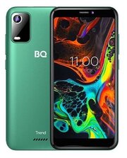 Смартфон BQ 5560L Trend 1/8 ГБ, Dual nano SIM, черно-зеленый