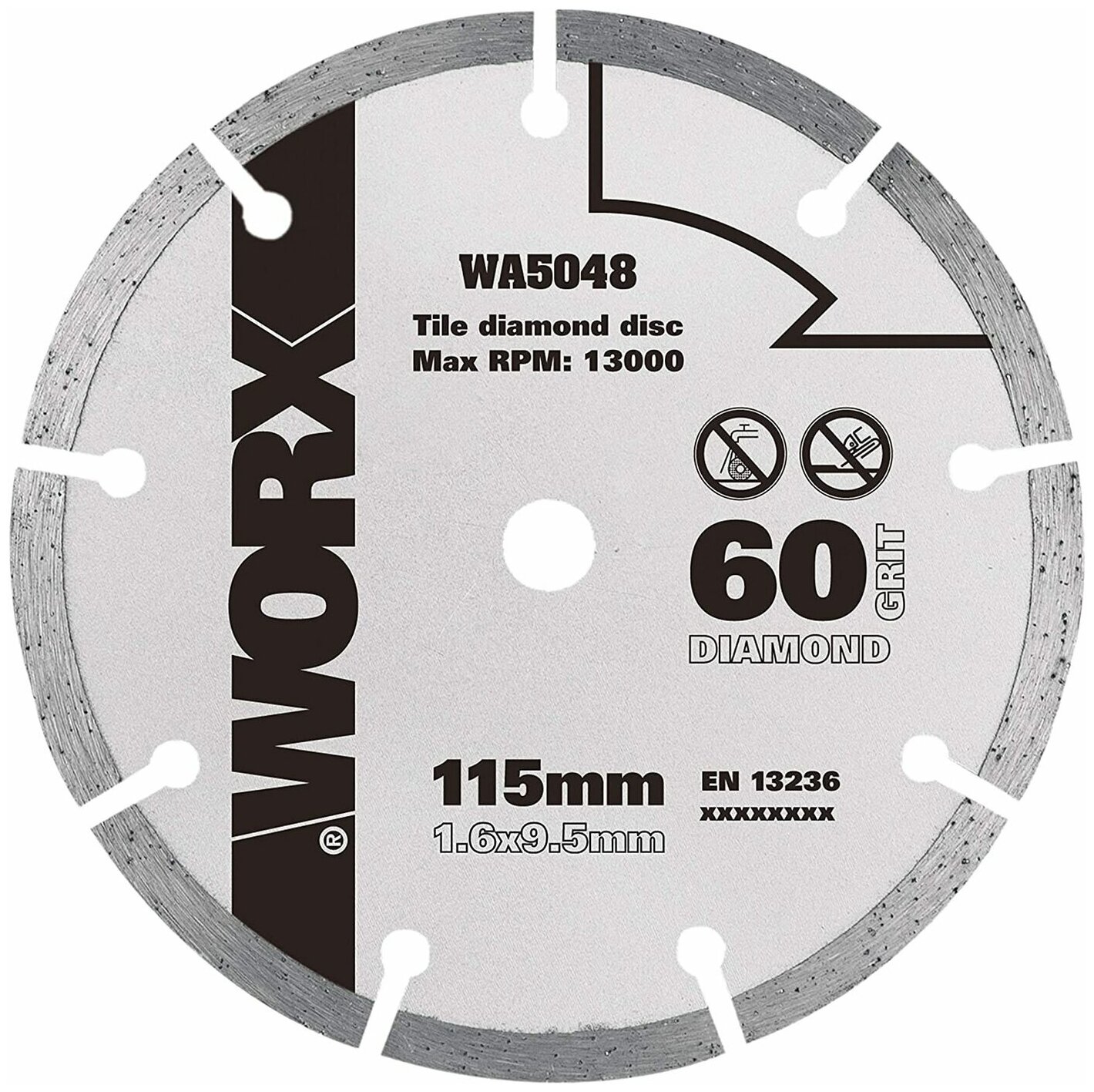 Отрезной диск алмазный WORX WA5048 - фото №3