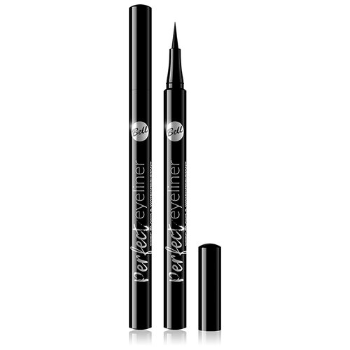 Подводка для глаз BELL PERFECT EYELINER (фломастер) тон 01 черная стойкая