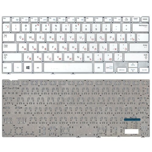 Бренд Samsung Клавиатура для ноутбука Samsung NP915S3 белая