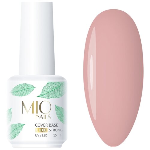 MIO Nails Базовое покрытие Cover Base Strong Luxe, 03, 15 мл, 15 г olari базовое покрытие cover base romantic 15 г