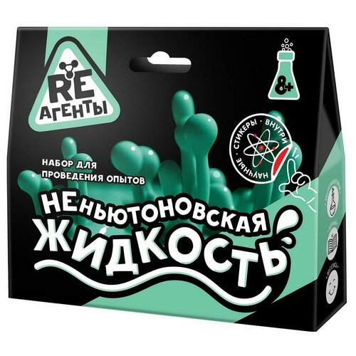 фото Набор для опытов re- агенты неньютоновская жидкость, зеленый re-агенты