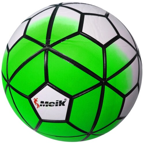 фото D26074-2 мяч футбольный "meik-100" (зеленый) 4- слоя, tpu+pvc 3.2, 410-450 гр машинная сшивка smart athletics