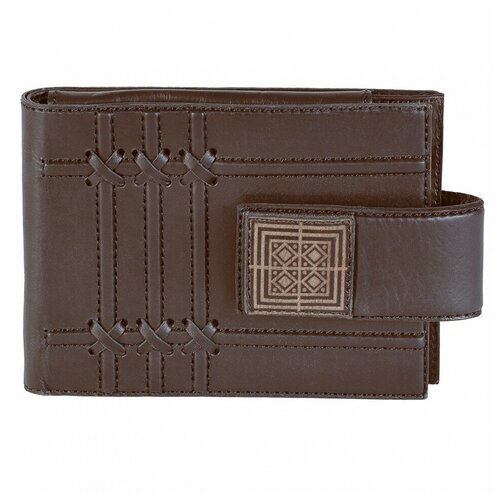 фото Мужской кожаный кошелек makey «стиль» 042-10-31 цвет коричневый