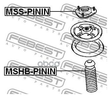 Опора переднего амортизатора Febest MSS-PININ