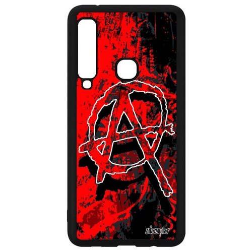 фото Защитный чехол на телефон // galaxy a9 2018 // "анархия" анархизм знак, utaupia, красный