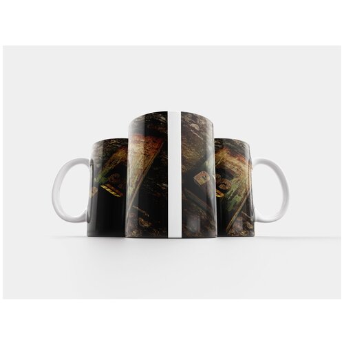 фото Кружка "ржавчина, буквы, текстура" 320 мл lotsprints