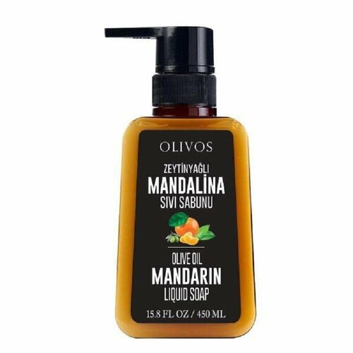 Olivos жидкое мыло с натуральным оливковым маслом и экстрактом мандарина 450 мл