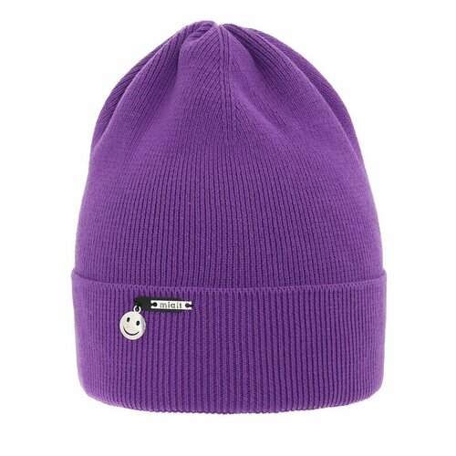 фото Шапка mialt, размер 50-54, фиолетовый