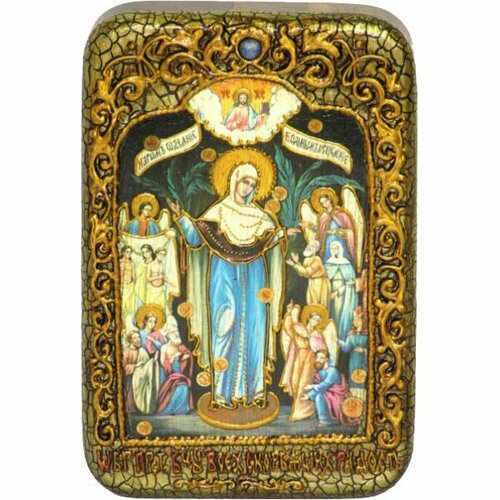 Икона Божией Матери Всех Скорбящих Радость с грошиками, арт ИРП-158