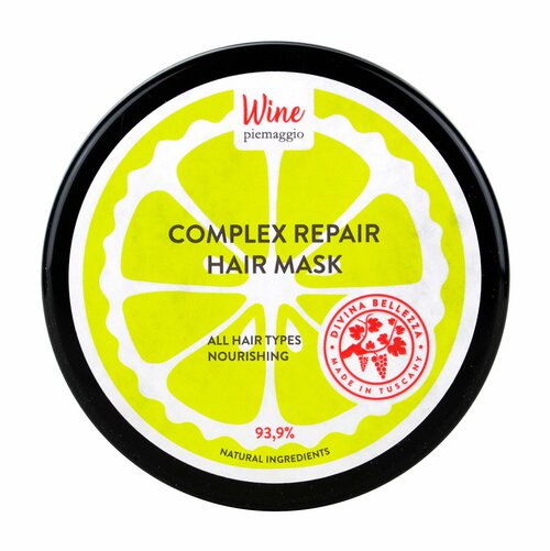 Маска для комплексного восстановления волос на основе красного вина Divina Bellezza Complex Repair Hair Mask /200 мл/гр.