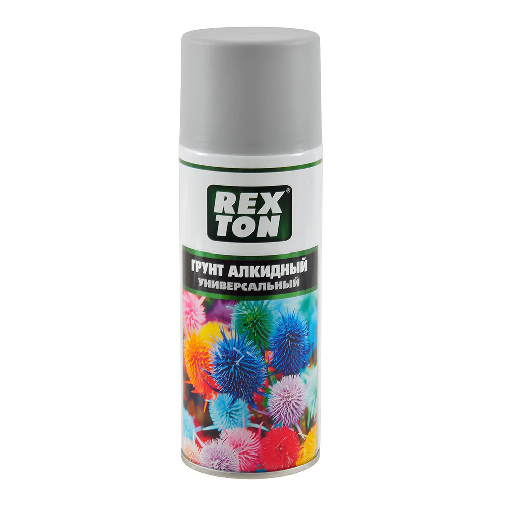 фото Грунт REXTON серый алкидный 520 мл RT-140.20