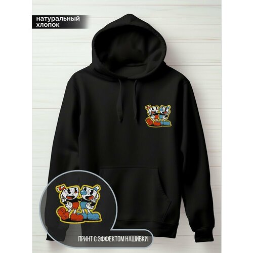 фото Худи hypnotica, размер m, черный