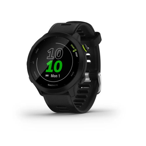 Смарт часы для бега Garmin Forerunner 55 черные ширина ремешка 20 мм 2599900₽