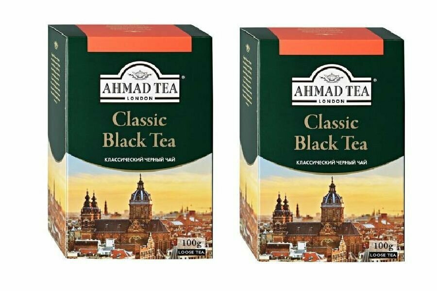 Ahmad Tea Чай черный Classic Black Tea, 100 г, 2 штуки - фотография № 1