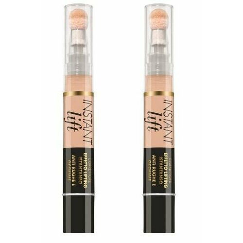 Консилер, Deborah Milano, Instant lift concealer, тон 0 белоснежно розовый, 4.2 г, 2 шт