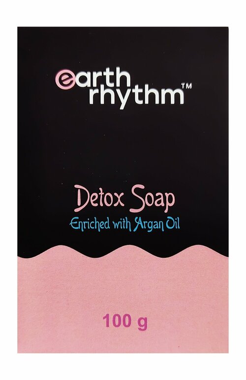 EARTH RHYTHM Detox Мыло для тела детокс с аргановым маслом, 100 г