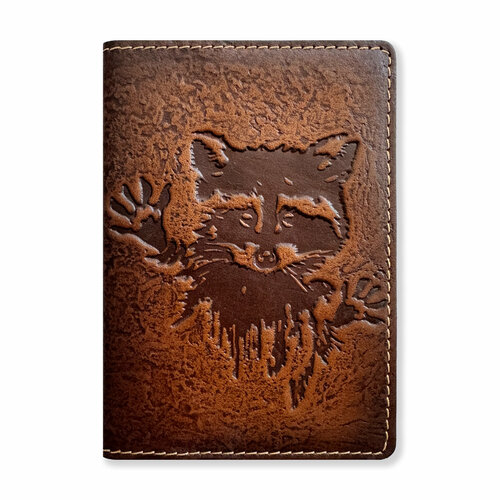 Обложка для паспорта kRAst 140911, коричневый