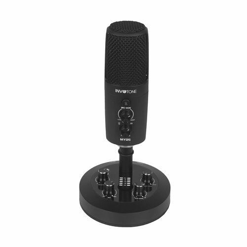 INVOTONE Китай INVOTONE MYOS - настольный конденсаторный микрофон 3 капсюля USB интерфейс 4 диаграммы направлен 1186900₽