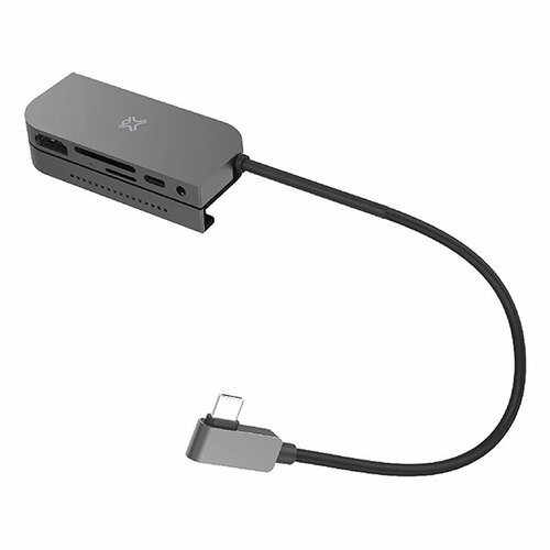 Xtrememac USB-C хаб XtremeMac Type-C Hub 1USB/1USB-C/1HDMI 4K 30Hz/1x3.5 мм тёмно-серый XWH-HCI-83