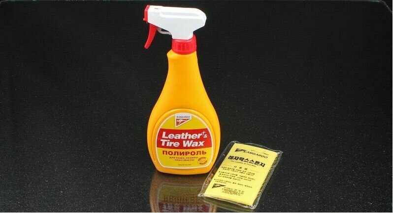 Полироль универсальный (кожа, резина, пластик) 500 мл Leather & Tire Wax