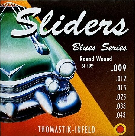 Струны для электрогитары Thomastik-Infeld Blues Sliders SL109 9-43