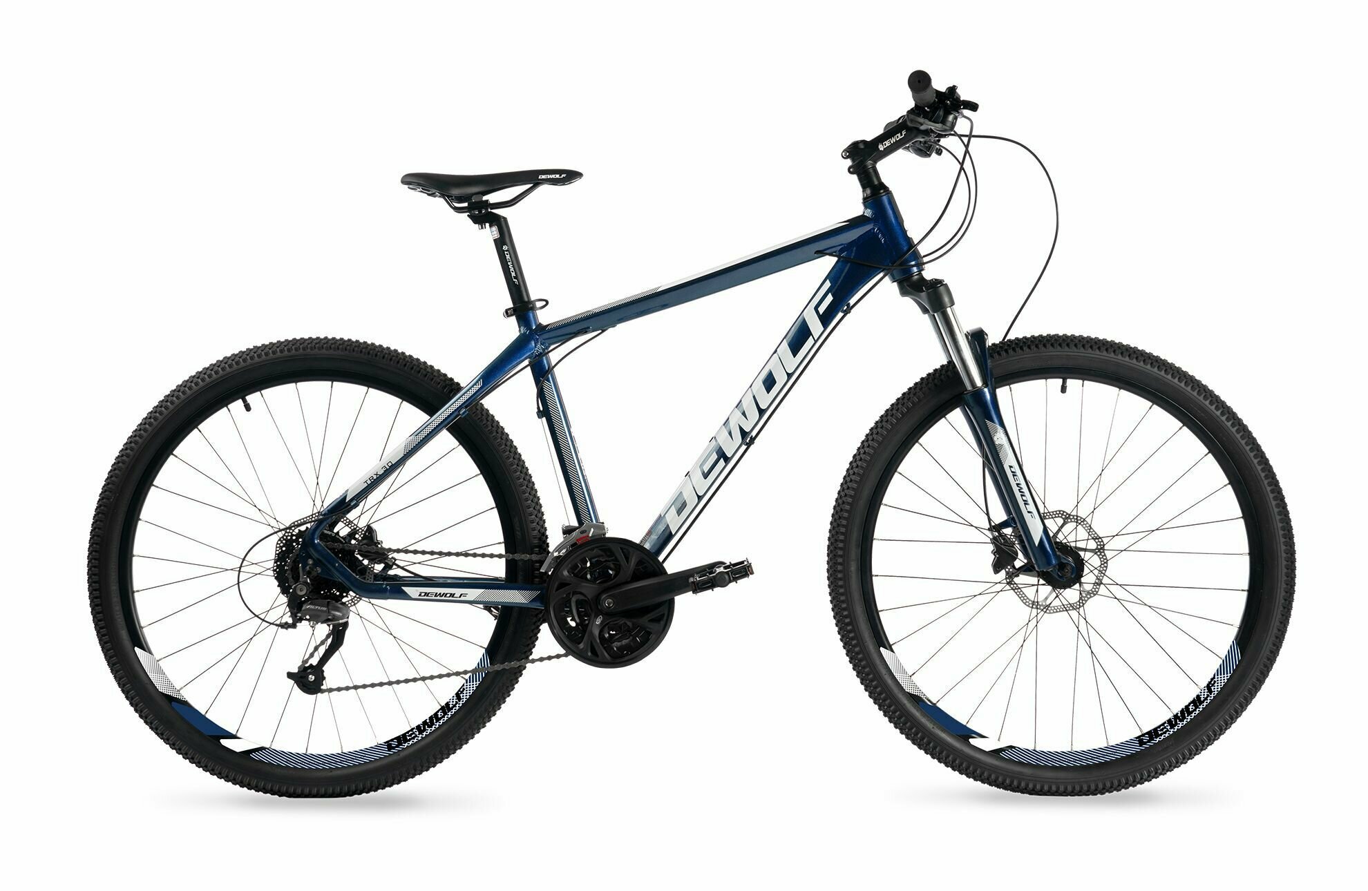 Велосипед горный DeWolf TRX 30, 20", синий