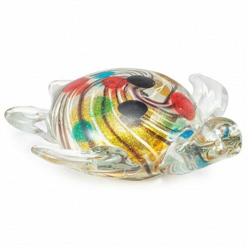 Статуэтка Золотая черепаха из венецианского стекла/ Mirho/ 17286