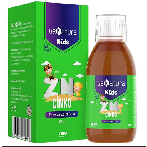 Venatura Kids ZN Детский цинк комплекс витаминов - 100 мл