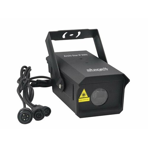 STAGE4 Archi Star IP 2000 (Black) полноцветный анимационный лазерный проектор эффекта звездное небо во влаго- и пылезащищенном корпусе со степенью защ