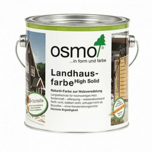 Osmo Landhausfarbe (2607 Темно-коричневая, 0,75 л.)